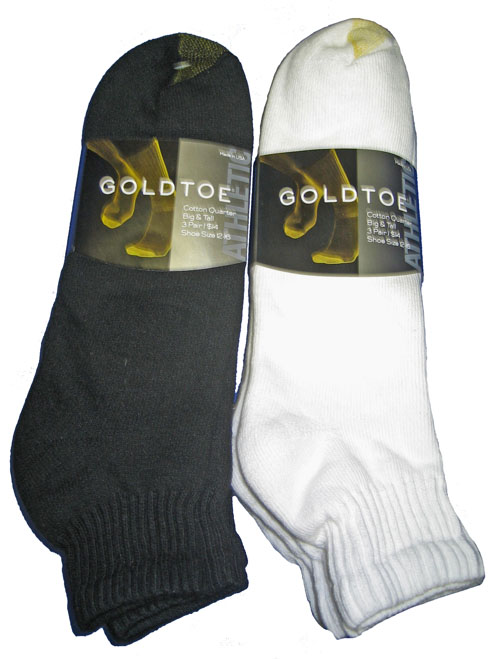 Gold Toe Extended Anklet Sock 6-pack Shoe size 12-16